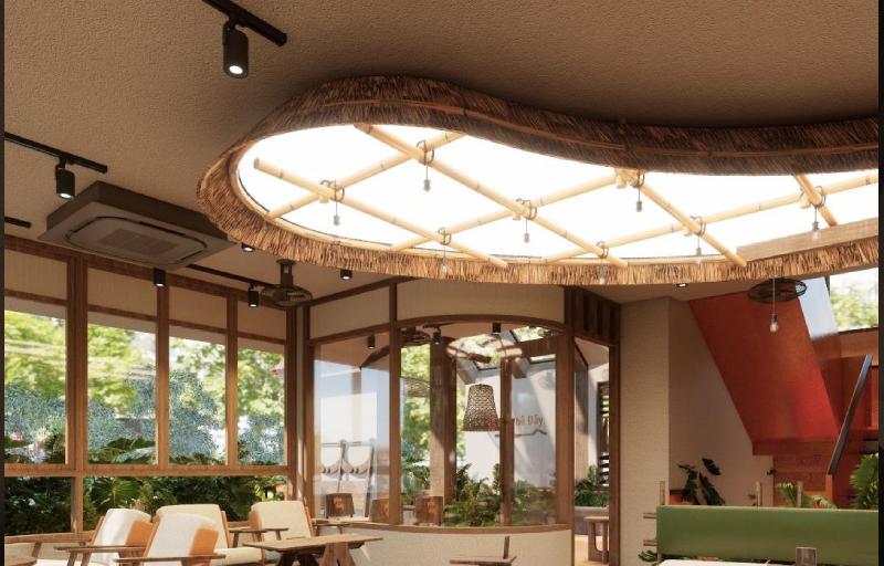 Sơn hiệu ứng cát Pukacolor - Tạo điểm nhấn cho mọi không gian 2 Sơn hiệu ứng cát pukacolor quán cafe