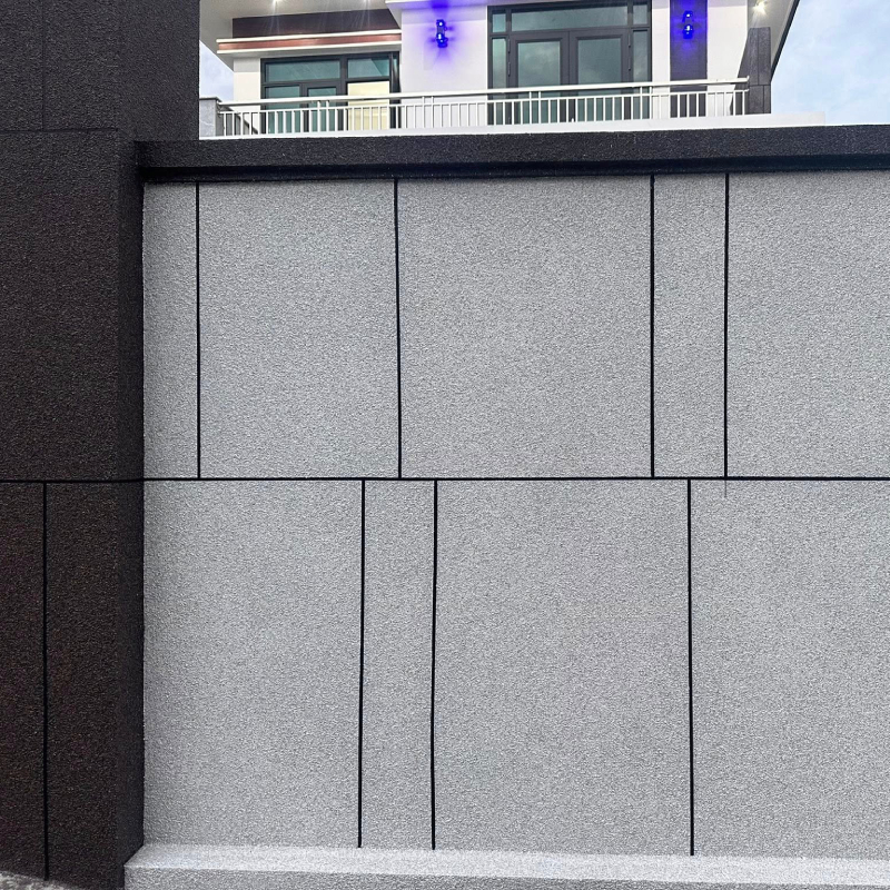 Sơn đá tự nhiên tường cổng pukacolor